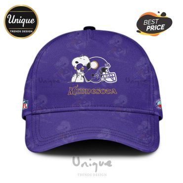 Minnesota Vikings NFL x Snoopy Hoodie And Cap