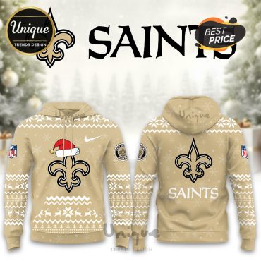 New Orleans Saints Christmas Limited Hoodie And Cap