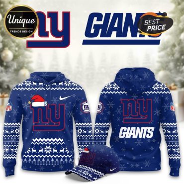 New York Giants Christmas Limited Hoodie And Cap