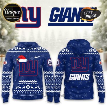 New York Giants Christmas Limited Hoodie And Cap