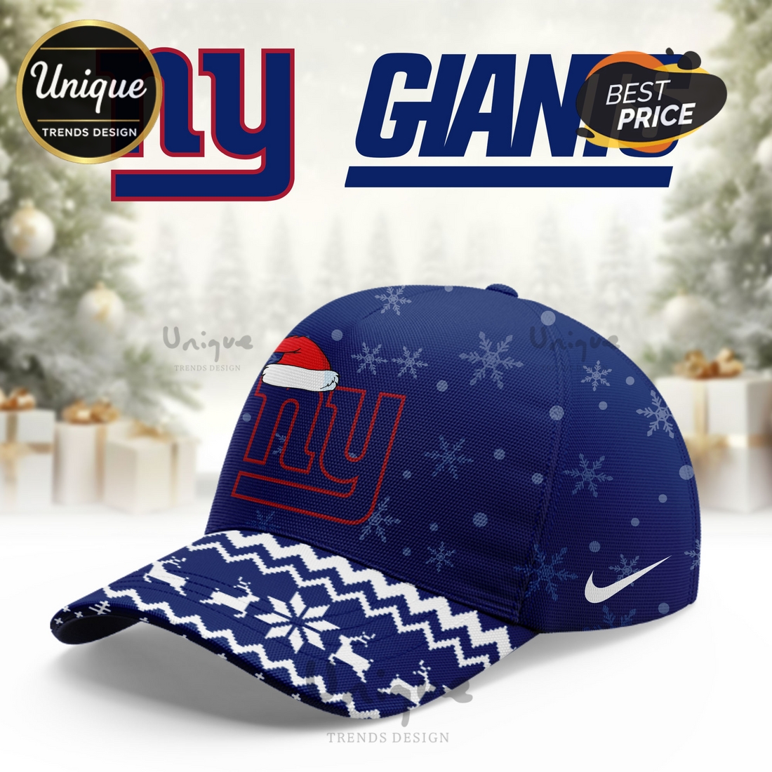 New York Giants Christmas Limited Hoodie And Cap New York Giants Christmas Limited Hoodie And Cap