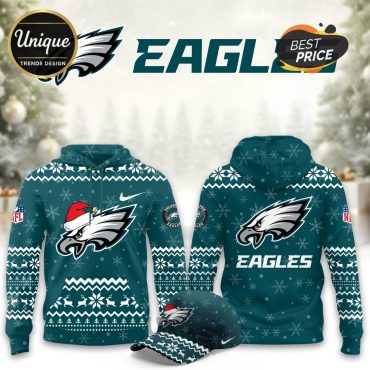 Philadelphia Eagles Christmas Limited Hoodie And Cap