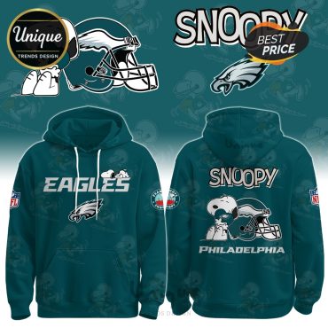 Philadelphia Eagles NFL x Snoopy Hoodie And Cap