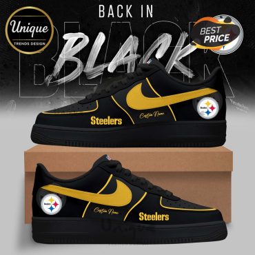 Pittsburgh Steelers 2025 Back In Black Limited Edition Air Force 1