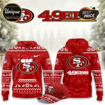 San Francisco 49ers Christmas Limited Hoodie And Cap
