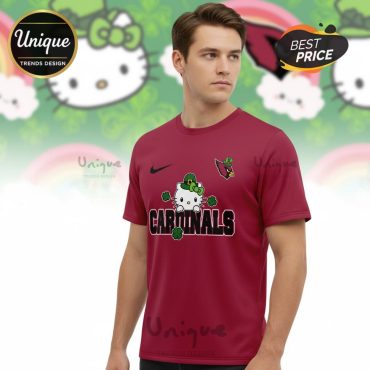 Arizona Cardinals Premium NFL Hello Kitty St. Pattrick’s Day 3D Shirt Arizona Cardinals Premium NFL Hello Kitty St. Pattrick’s Day 3D Shirt