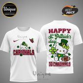 Arizona Cardinals Hello Kitty St. Patrick's Day 3D Shirt - NFL Premium POD