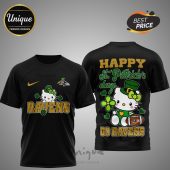 Baltimore Ravens Hello Kitty St. Patrick's Day 3D Shirt