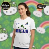 Buffalo Bills Hello Kitty St. Patrick's Day 3D shirt.