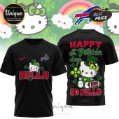 Buffalo Bills Hello Kitty St. Patrick's Day 3D shirt