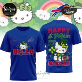 Buffalo Bills Hello Kitty St. Patrick's Day 3D Shirt - Limited Edition NFL Apparel