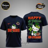 Chicago Bears Hello Kitty St. Patrick's Day 3D Shirt