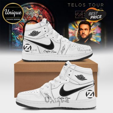 Custom Name Zedd Telos World Tour Nike Air Jordan 1