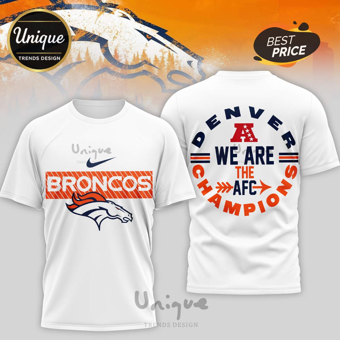 Denver Broncos Premium NFL 2026 Super Bowl 3D Shirt Denver Broncos Premium NFL 2026 Super Bowl 3D Shirt
