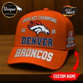 Denver Broncos Super Bowl 2026 Classic Cap. Premium NFL hat for Broncos fans celebrating their Super Bowl victory.