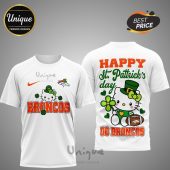 Denver Broncos Hello Kitty St. Patrick's Day 3D Shirt