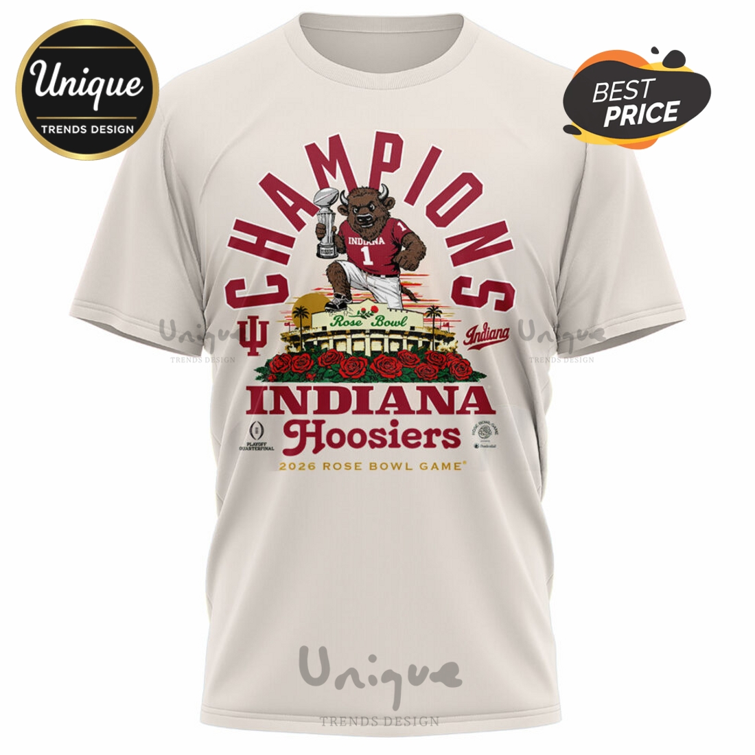 Indiana Hoosiers 2026 Sugar Bowl Champions Hoodie Indiana Hoosiers 2026 Sugar Bowl Champions Hoodie