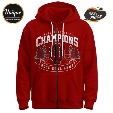 Indiana Hoosiers NCAA Sugar Bowl Champions Red Hoodie