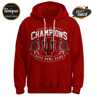 Indiana Hoosiers NCAA Sugar Bowl Champions Red Hoodie, Joggers