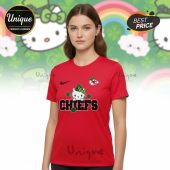 Kansas City Chiefs Hello Kitty St. Patrick's Day 3D Shirt