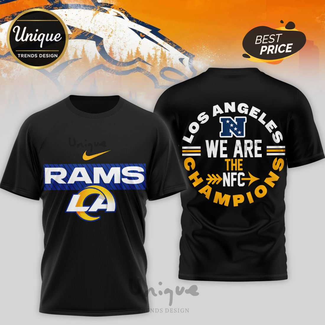 Los Angeles Rams Premium NFL 2026 Super Bowl 3D Shirt Los Angeles Rams Premium NFL 2026 Super Bowl 3D Shirt