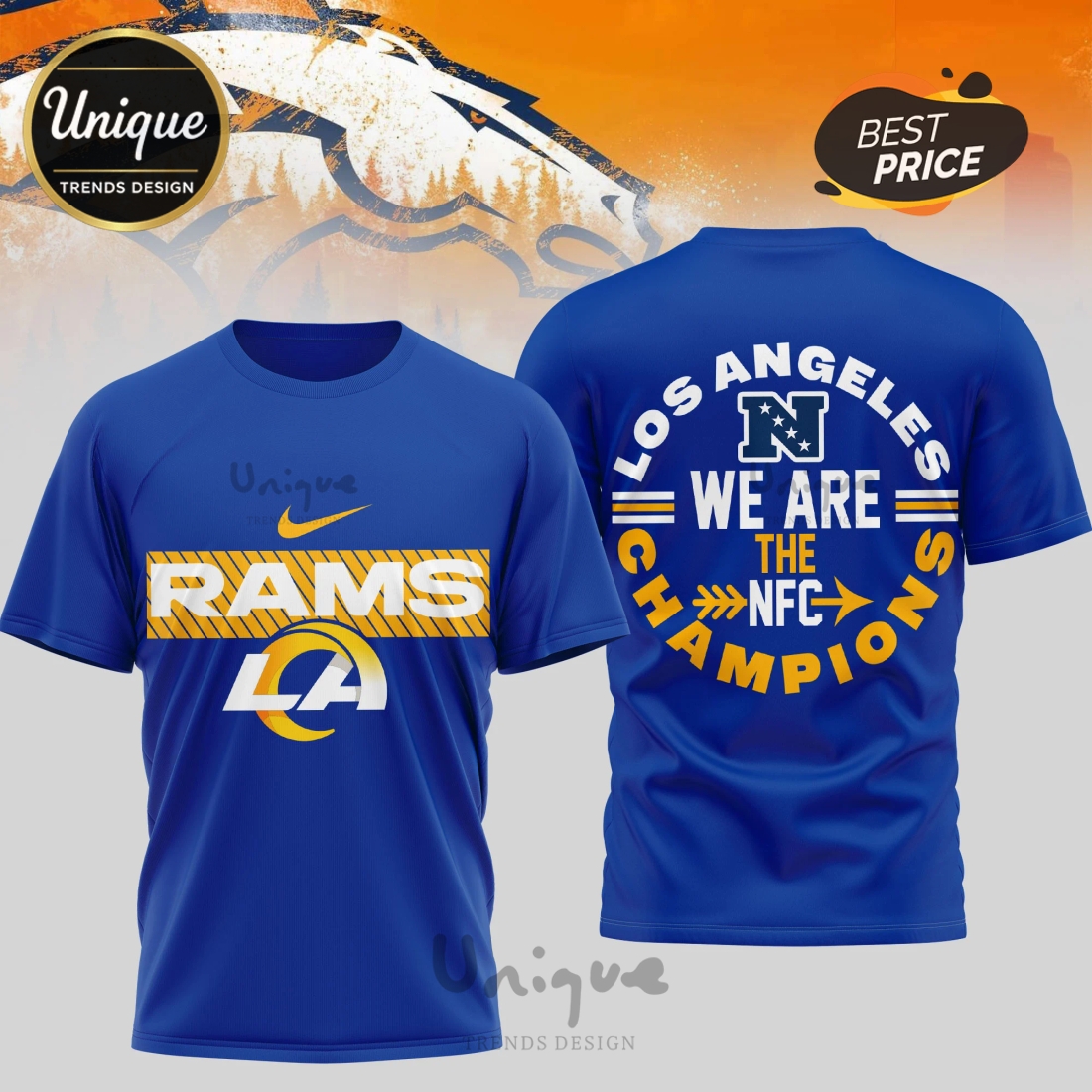 Los Angeles Rams Premium NFL 2026 Super Bowl 3D Shirt Los Angeles Rams Premium NFL 2026 Super Bowl 3D Shirt