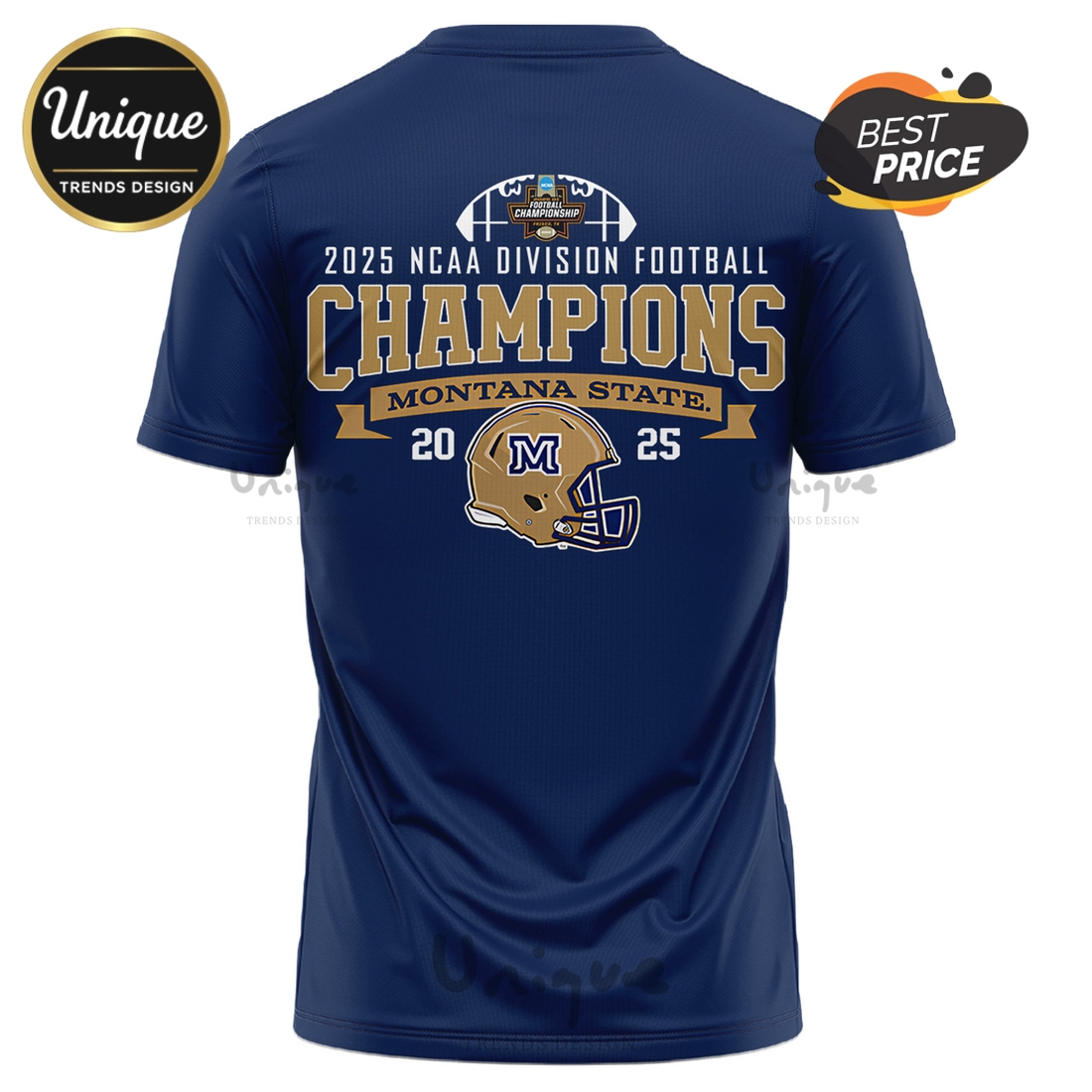 Montana State AFC North Division Champions Navy Hoodie Montana State AFC North Division Champions Navy Hoodie