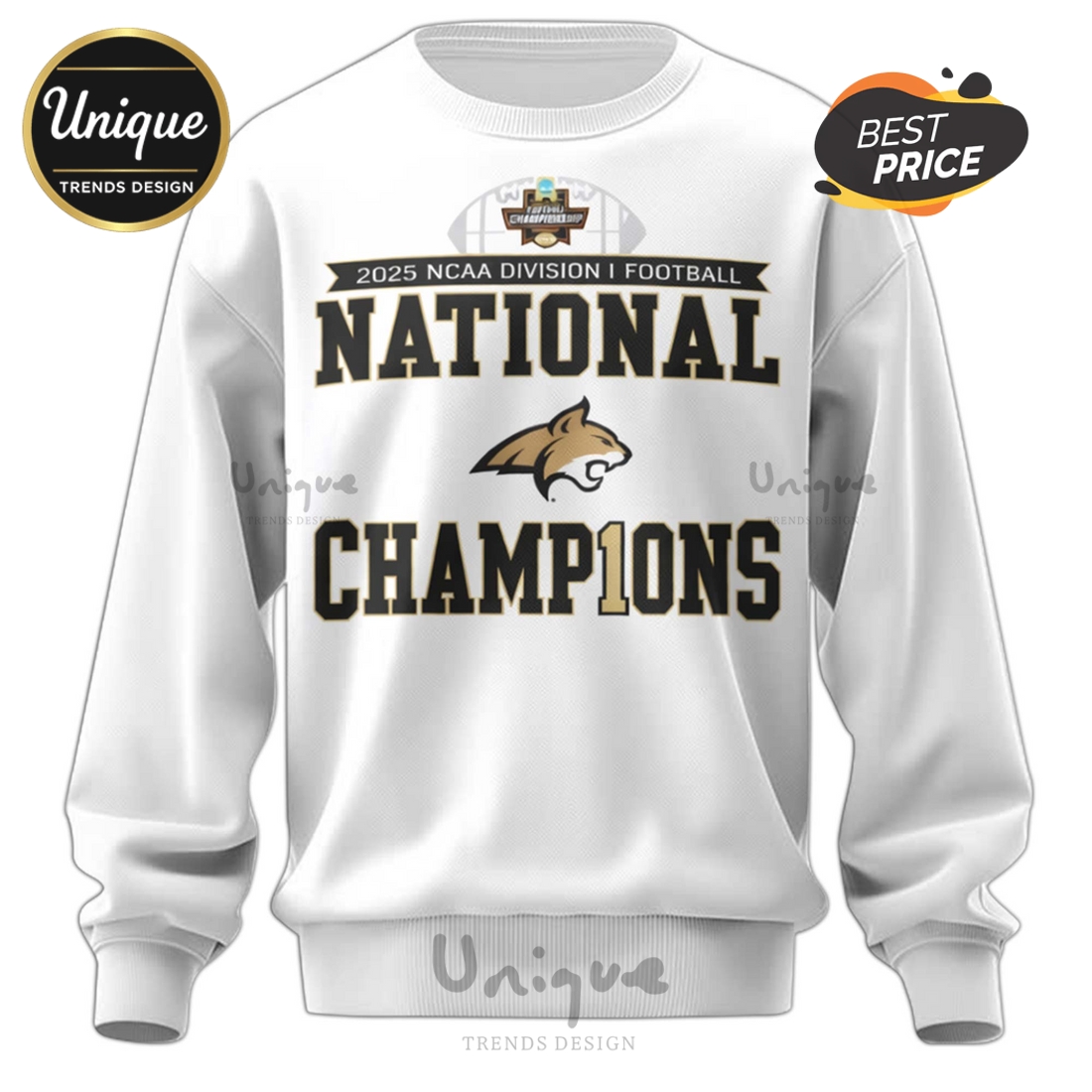 Montana State AFC North Division Champions White Hoodie Montana State AFC North Division Champions White Hoodie
