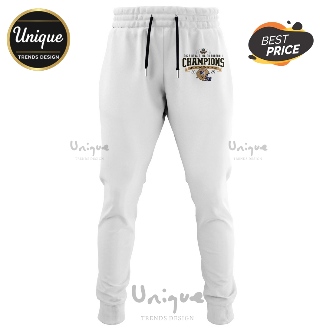 Montana State AFC North Division Champions White Hoodie, Joggers Montana State AFC North Division Champions White Hoodie, Joggers