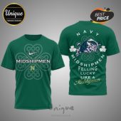 Navy Midshipmen St. Patrick's Day shirt. Show your team spirit!