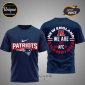 New England Patriots Super Bowl 2026 3D shirt. Show your Pats pride!