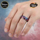 New England Patriots Super Bowl LXI Ring - Premium Silver Tungsten NFL Ring - 2026 Champions