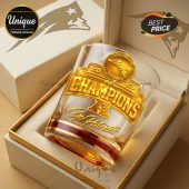 Patriots Super Bowl 2026 Whiskey Glass - Premium NFL Collectible