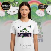New England Patriots Premium NFL Hello Kitty St. Pattrick’s Day 3D Shirt