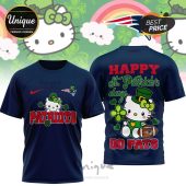 New England Patriots Hello Kitty St. Patrick's Day 3D Shirt