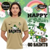 New Orleans Saints Hello Kitty St. Patrick's Day 3D Shirt