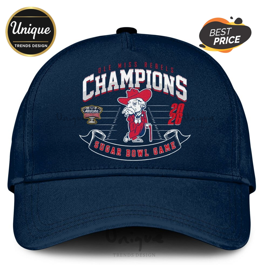 Ole Miss Rebels NCAA Sugar Bowl Champions Navy Hoodie, Joggers Ole Miss Rebels NCAA Sugar Bowl Champions Navy Hoodie, Joggers