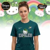 Philadelphia Eagles Hello Kitty St. Patrick's Day 3D Shirt