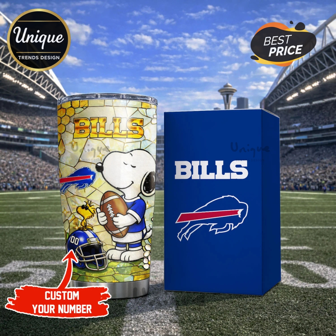 Premium Buffalo Bills NFL Snoopy Pride Tumbler Premium Buffalo Bills NFL Snoopy Pride Tumbler