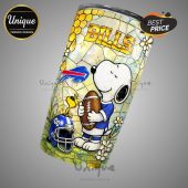Buffalo Bills Snoopy Tumbler: Show your Bills pride with this premium tumbler featuring Snoopy!