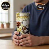 Chicago Bears Snoopy tumbler. Show your Bears pride with this premium stainless steel tumbler featuring Snoopy.
