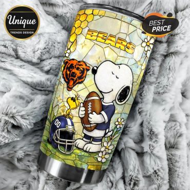 Premium Chicago Bears NFL Snoopy Pride Tumbler