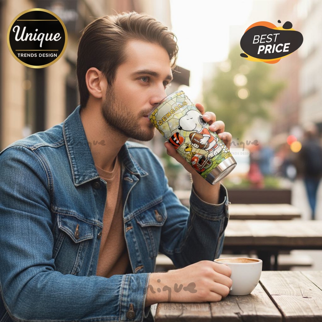 Premium Cincinnati Bengals NFL Snoopy Pride Tumbler Premium Cincinnati Bengals NFL Snoopy Pride Tumbler