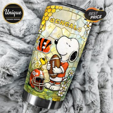 Premium Cincinnati Bengals NFL Snoopy Pride Tumbler