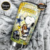 Dallas Cowboys Snoopy Tumbler: Show your team pride with this premium NFL tumbler featuring Snoopy!