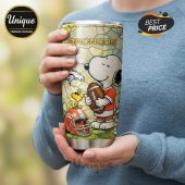 Denver Broncos Snoopy Tumbler: Show your team pride with this premium NFL tumbler!