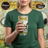Green Bay Packers Snoopy tumbler. Premium stainless steel with team logo and Snoopy design. Show your Packers pride!