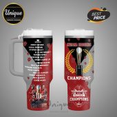 Indiana Hoosiers 2026 CFP National Champions tumbler. Show your Hoosiers pride!