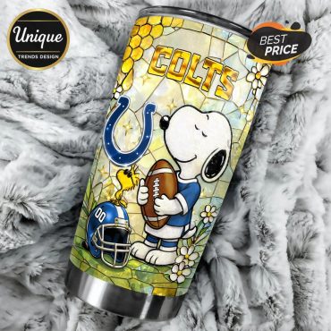 Premium Indianapolis Colts NFL Snoopy Pride Tumbler