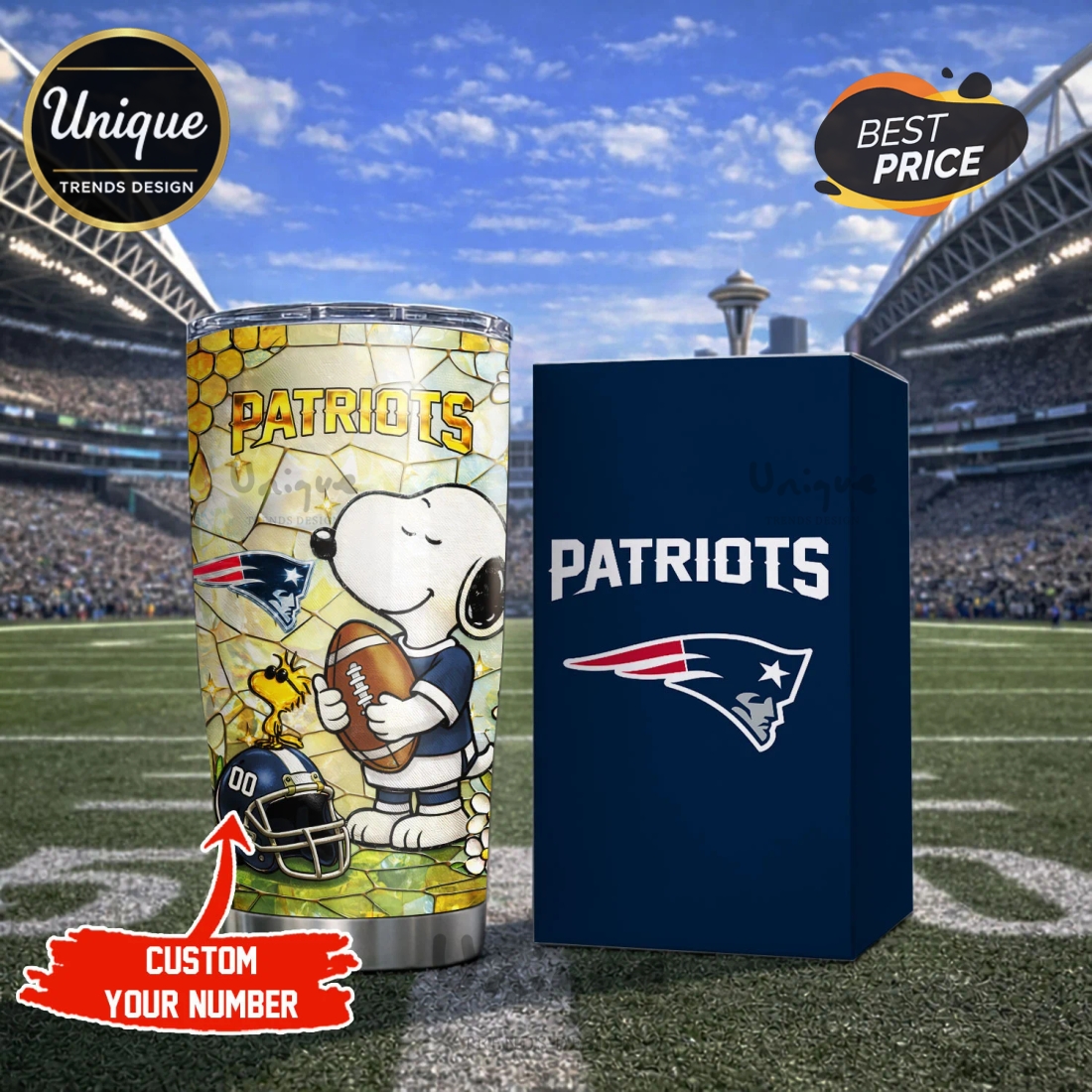 Premium New England Patriots NFL Snoopy Pride Tumbler Premium New England Patriots NFL Snoopy Pride Tumbler